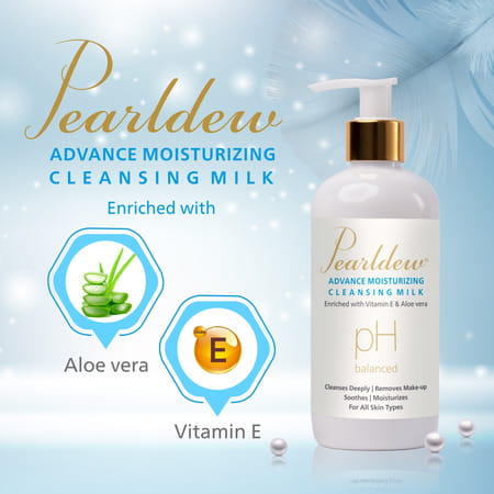 Pearldew Winter Care Combo Advance Moisturising Cleansing Milk 300 Ml And Moisturizing Lotion 100 Ml