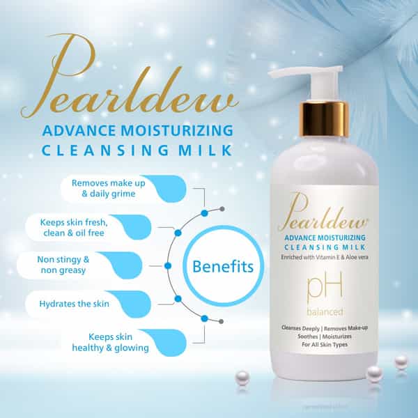 Pearldew Winter Care Combo Advance Moisturising Cleansing Milk 300 Ml And Moisturizing Lotion 100 Ml