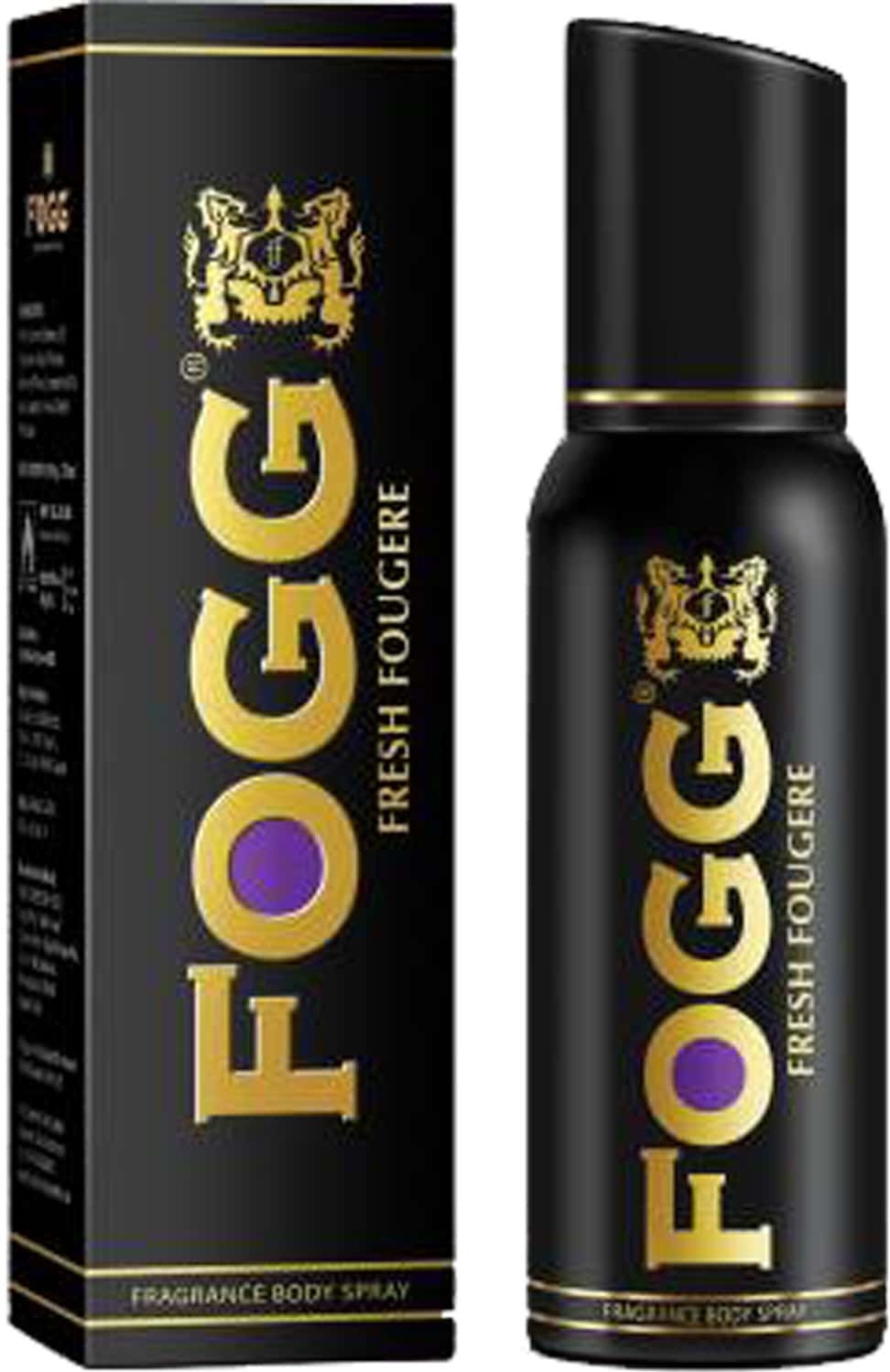 Fogg Black Fresh Fougere Body Spray Deodorant For Men - 120ml