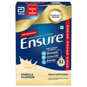 Ensure Balanced Nutrition Drink Powder For Adults Vanilla Flavored Box Of 950 Gm