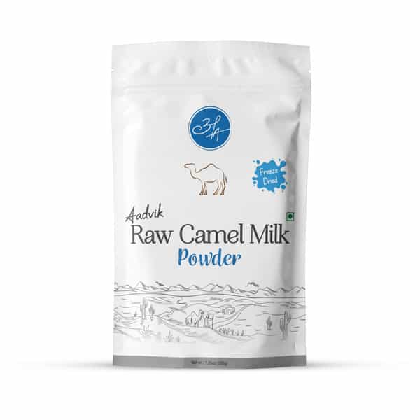 Aadvik Raw Camel Milk Powder Made From Unpasteurized Camel Milk Freeze Dried 200Gms