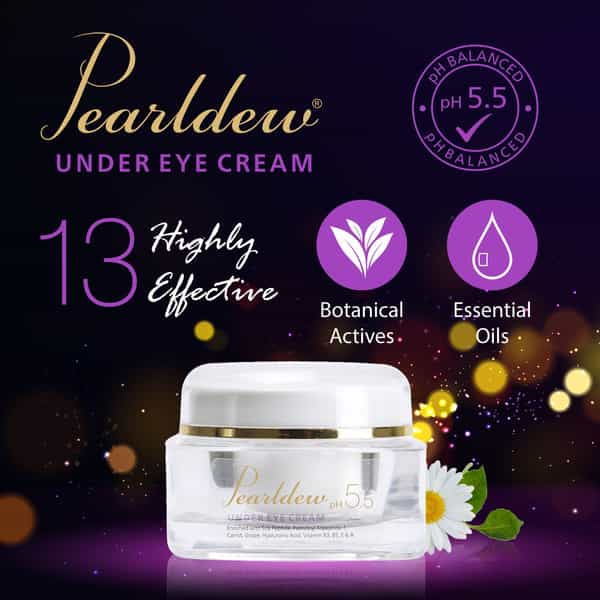 Pearldew Under Eye Cream 30 Gm | With Almond Oil & Butters | Mineral Oil Free (Pack Of 1)