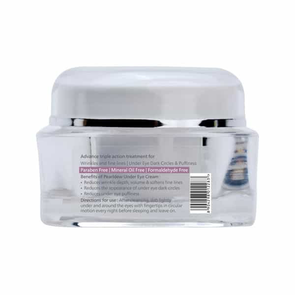Pearldew Under Eye Cream 30 Gm | With Almond Oil & Butters | Mineral Oil Free (Pack Of 1)