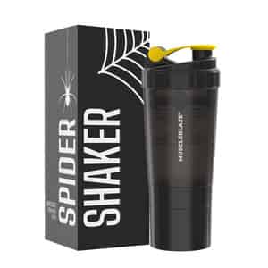Muscleblaze Spider Gym Shaker (black | 500ml) | 100% Leakproof | Bpa-free | Ideal For Whey Protein