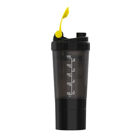 Muscleblaze Spider Gym Shaker (Black | 500ml) | 100% Leakproof | Bpa-Free | Ideal For Whey Protein