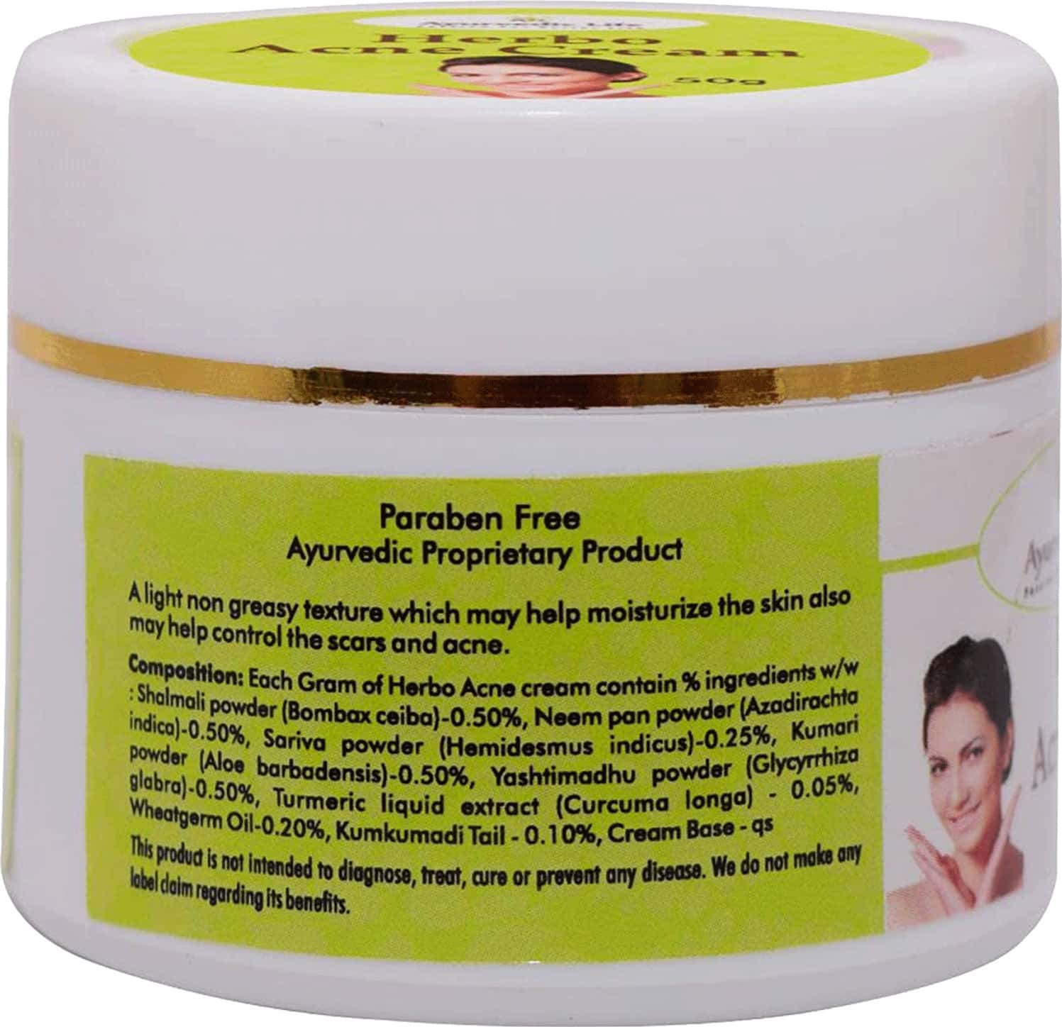 Buy ALAYURVEDIC LIFE HERBO ACNE CREAM 50G PACK OF 4 Online & Get Upto