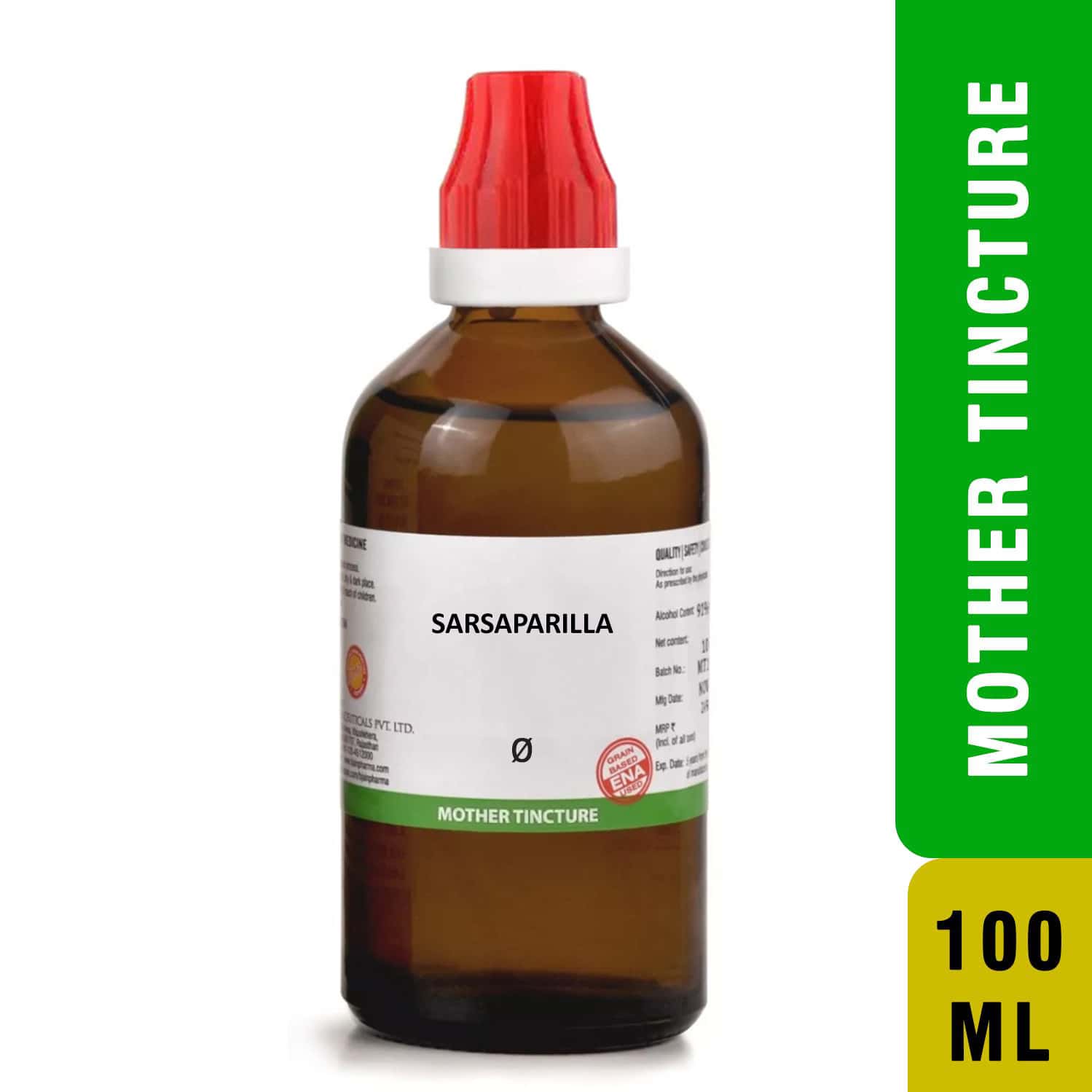 Bjain Sarsaparilla (smilax Ornata) Q Mother Tincture | 100ml