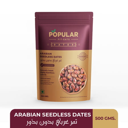 Popular Fit Eats Deseeded Arabian Dates | 500 Gm