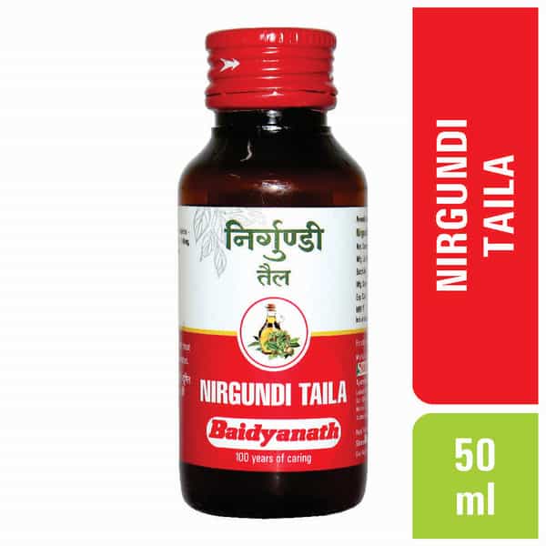 Baidyanath Asli Ayurved Nirgundi Taila - 50 Ml (Pack Of 2)