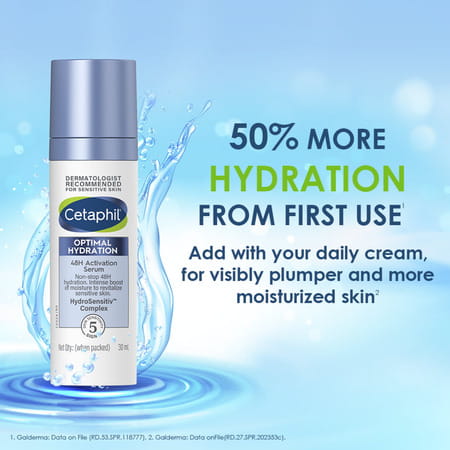 Cetaphil Optimal Hydration 48h Activation Face Serum 30 Ml