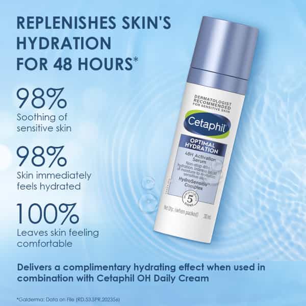 Cetaphil Optimal Hydration 48H Activation Face Serum 30 Ml