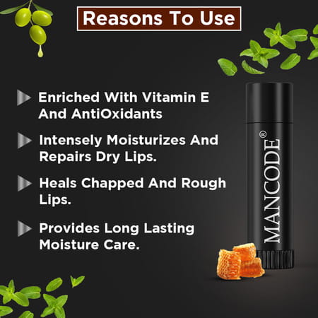 Mancode Choco Mint Lip Balm | 4.5gm