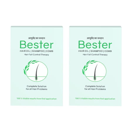 Bester Combo Pack (Set Of 3 Items) | Solution For All Hair Problems Kit (Pack Of 3)