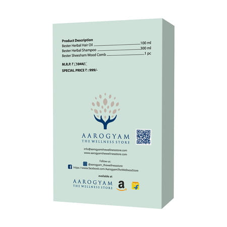 Bester Combo Pack (Set Of 3 Items) | Solution For All Hair Problems Kit (Pack Of 3)