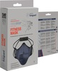 Livinguard Fitness Mask |Unbeatable Breathability Ultra Comfort Washable & Reusable Steel Blue - L