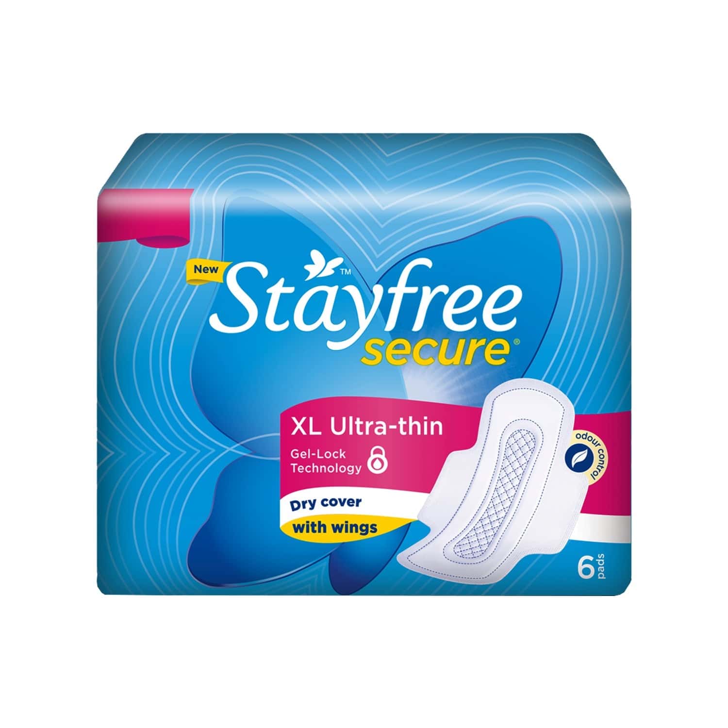 Buy Stayfree Secure Xl Ultra Thin Sanitary Napkins 6'S Online & Get