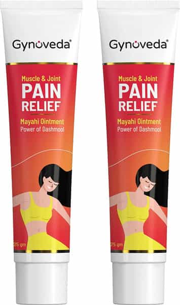 Gynoveda Muscle & Joint Pain Fast Relief Ointment. No Backpain Shoulder Knee Cramps Headache 50Gm