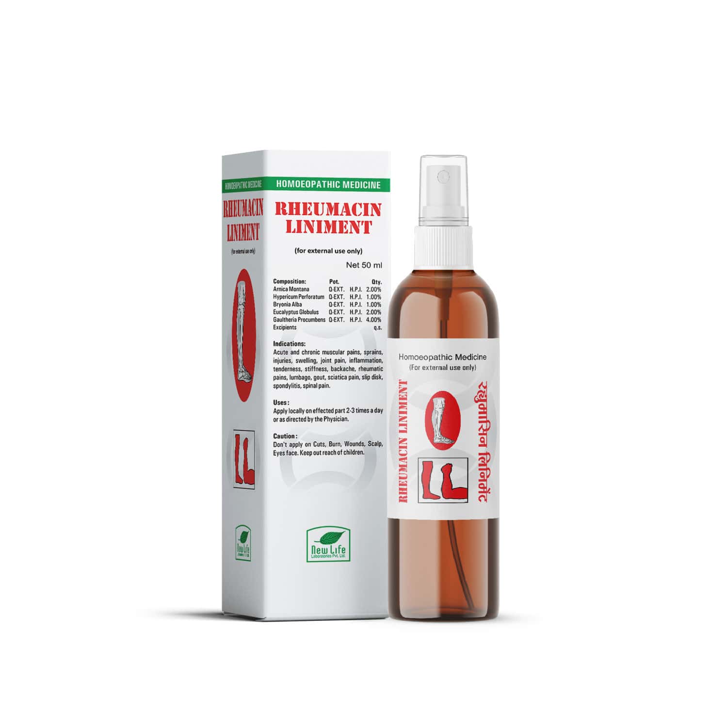 New Life Nl Rheumacin Liniment | 50ml