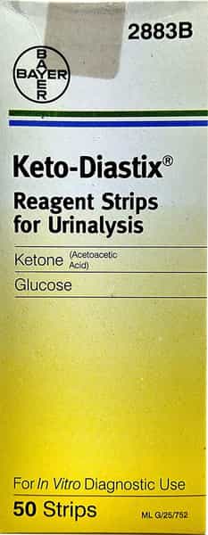 Keto-Diastix Reagent Strip For Urinalysis