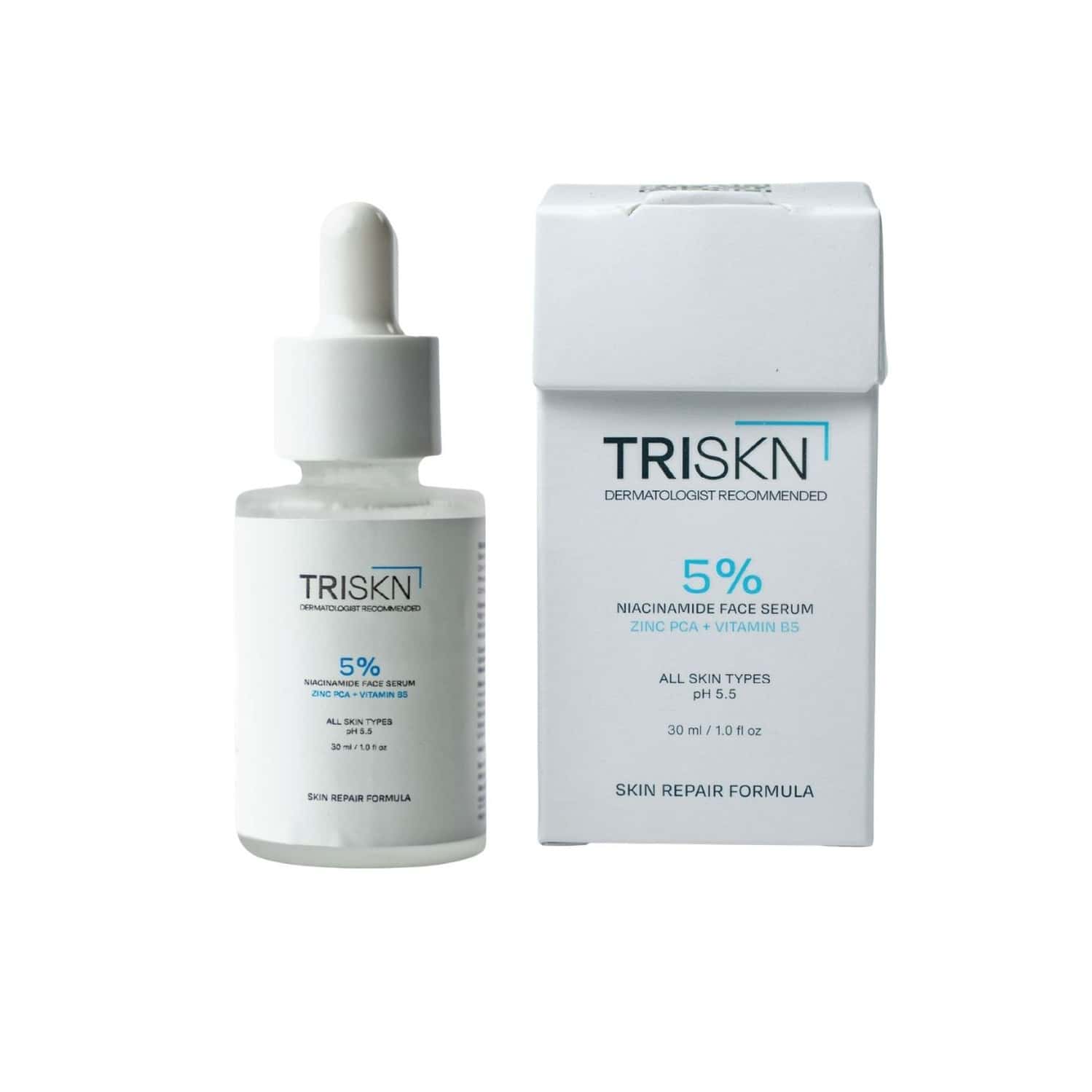 Triskn Skin Repair Formula Serum | 5% Niacinamide & 0.5% Zinc | Oil Control & Anti-acne | 30ml