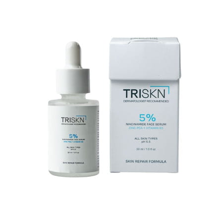 Triskn Skin Repair Formula Serum | 5% Niacinamide & 0.5% Zinc | Oil Control & Anti-Acne | 30ml