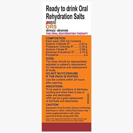 Prolyte Ors Orange Drink Tetrapack (200 Ml)