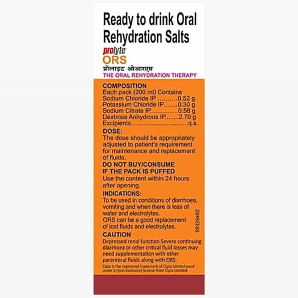 Prolyte Ors Orange Drink Tetrapack (200 Ml)