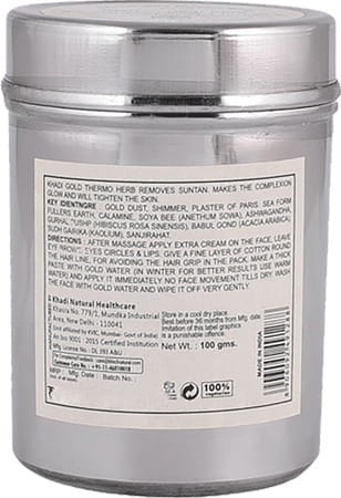 Khadi Natural Gold Thermo Herb 50 Gm