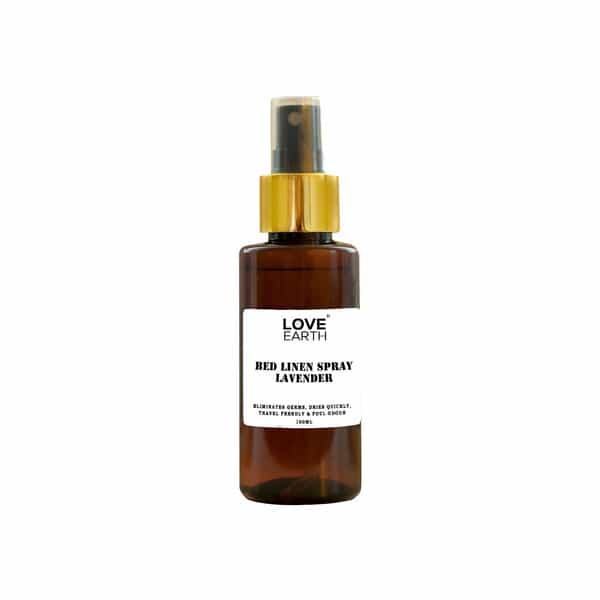 Love Earth Bed Linen Spray With Lavender & Tea Tree Oil 100Ml