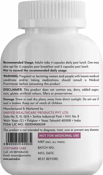 Unived Pcos Management- 120 Capsules