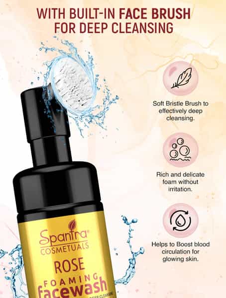 Spantra Rose Foaming Face Wash 100Ml