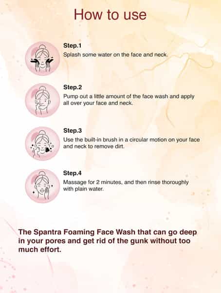 Spantra Rose Foaming Face Wash 100Ml