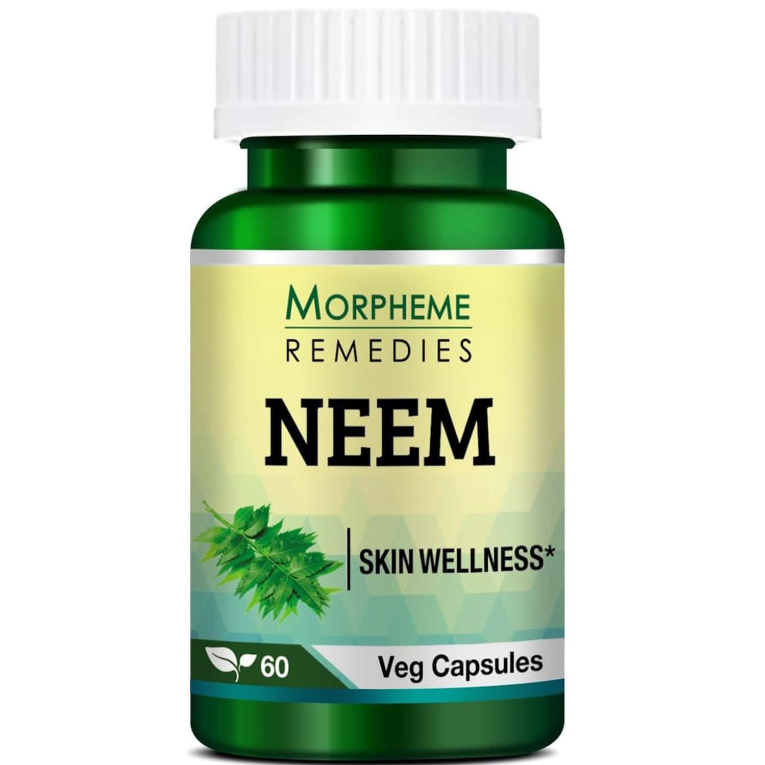 Morpheme Remedies Neem 500mg Extract - 60 Veg Caps