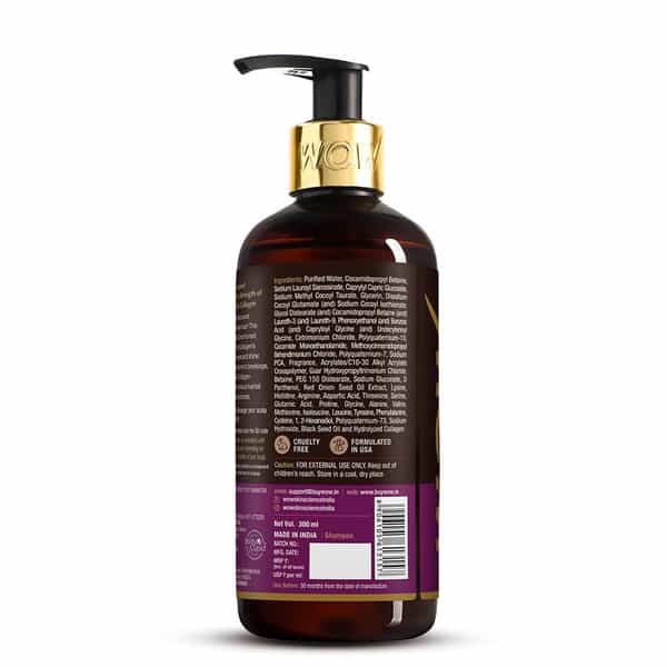 Wow Skin Science Red Onion Black Seed Oil Shampoo - 500Ml