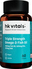 Healthkart Hk Vitals Super Strength Fish Oil Supplement 60 Softgel Capsules