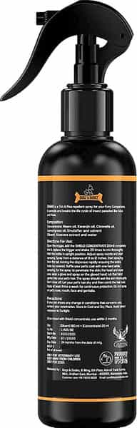 Dogz & Dudez Neem Shield Spray - Tick & Flea Repellent-200Ml