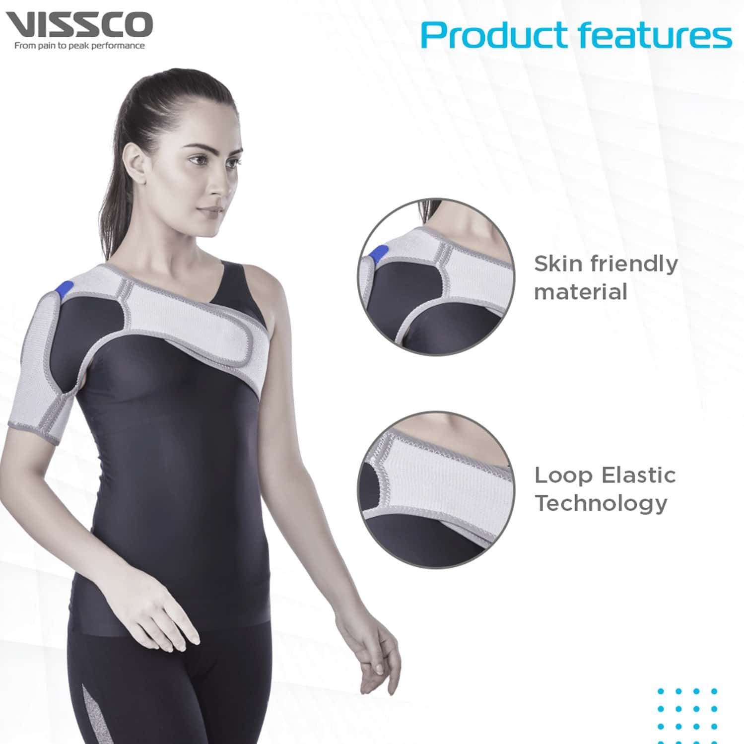Buy VISSCO SHOULDER SUPPORT FOR STABILITY TO THE SHOULDER & PREVENT