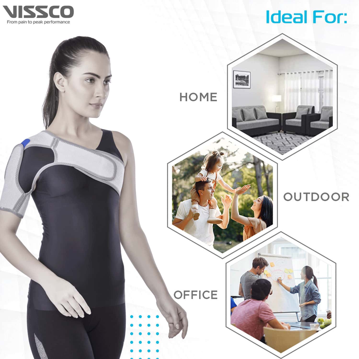 Buy VISSCO SHOULDER SUPPORT FOR STABILITY TO THE SHOULDER & PREVENT