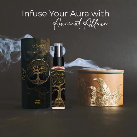 Vokka Pocket Perfume Oud & Aqua 2 X 8ml | Eau De Parfum Long Lasting Perfume For Men & Women