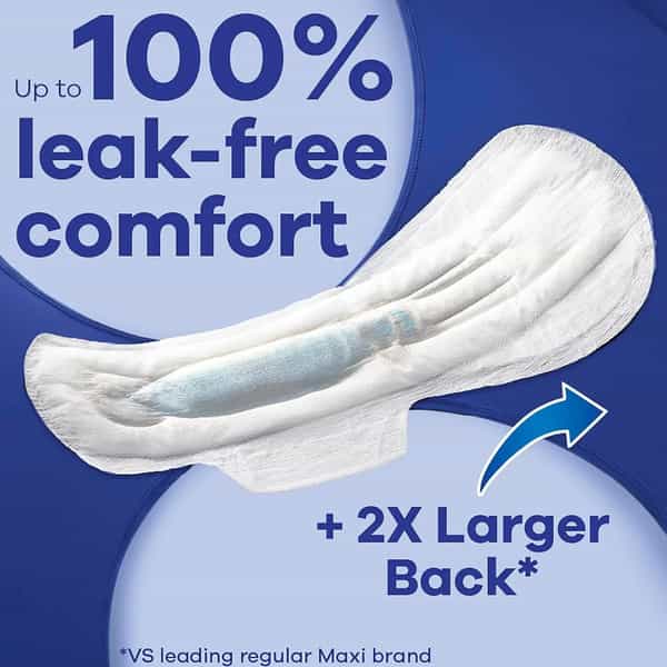 Always Extra Heavy Overnight Maxi Pads With Flexi-Wings - 20 Count (Pack Of 1)