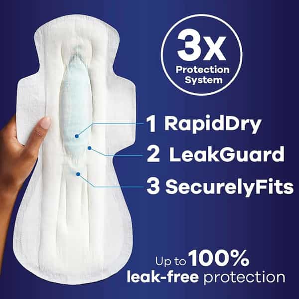 Always Extra Heavy Overnight Maxi Pads With Flexi-Wings - 20 Count (Pack Of 1)