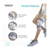 Vissco New Hinge Elastic Support With Patella Xxl