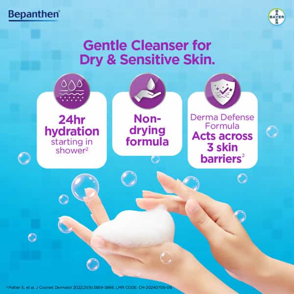 Bepanthen Sensicontrol Daily Gentle Body Wash | Worlds No.1 Skincare Brand | Dry & Itchy | 100Ml