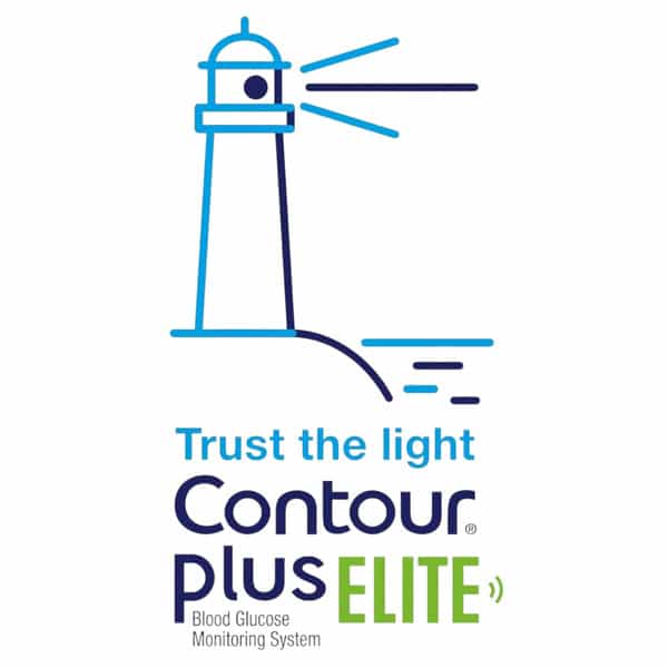 Contour Plus Elite | Blood Glucose Monitoring System | With Contour Plus 25 Test Strip Free