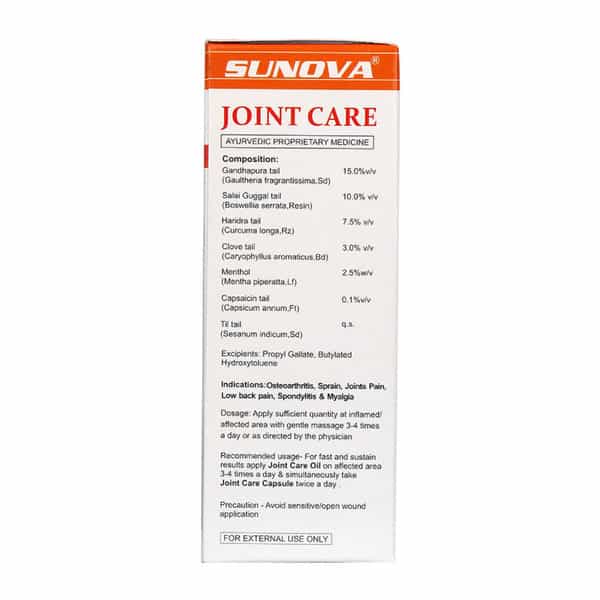 Sunova Joint Care Oil 120 Ml