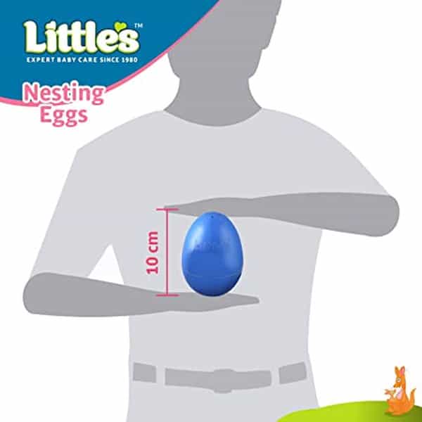 Little's Nesting Eggs I Activity Toy For Babies I Develops Motor & Reasoning Skills X Pack Of 2