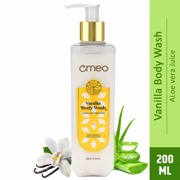 Omeo Vanilla Body Wash Shower Bath Gel For Men & Women - 200Ml