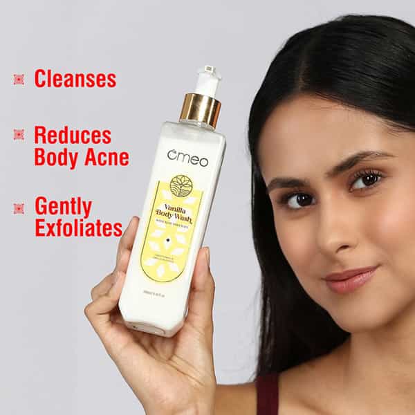 Omeo Vanilla Body Wash Shower Bath Gel For Men & Women - 200Ml