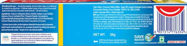 Colgate Strong Teeth Cavity Protection With Calcium Boost India's No.1 Toothpaste 38 Gm