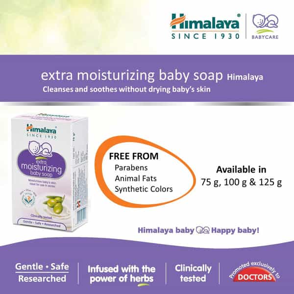 Himalaya Baby Soap Moisturizing 125Gm 1Nos